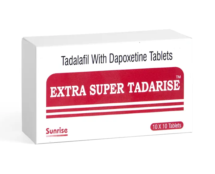 Extra Super Tadarise (Tadalafil & Dapoxetine): Uses, Dosage, Side Effects, Price & More